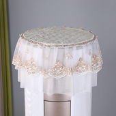 空调罩圆柱柜机罩客厅圆柜机防尘罩立式 圆形蕾丝空调盖巾开机不取