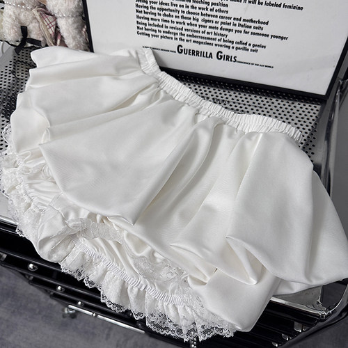 A字花苞裙女低腰辣妹短裙半身裙