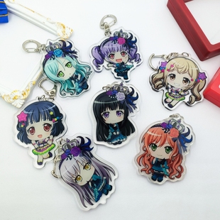 BanGDream!邦邦 少女乐团派对今井莉莎冰川纱夜书包钥匙扣挂件