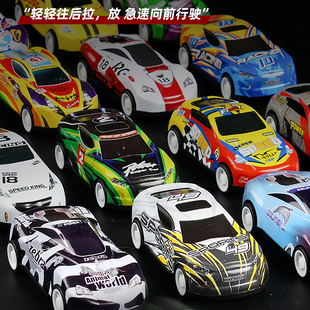 合金小汽车批发男孩汽车模型儿童玩具车仿真车模赛车跑车回力小车