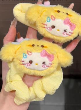 新款创意水果猫咪公仔掰掰夹学生刘海夹少女心百搭大号夹子小众
