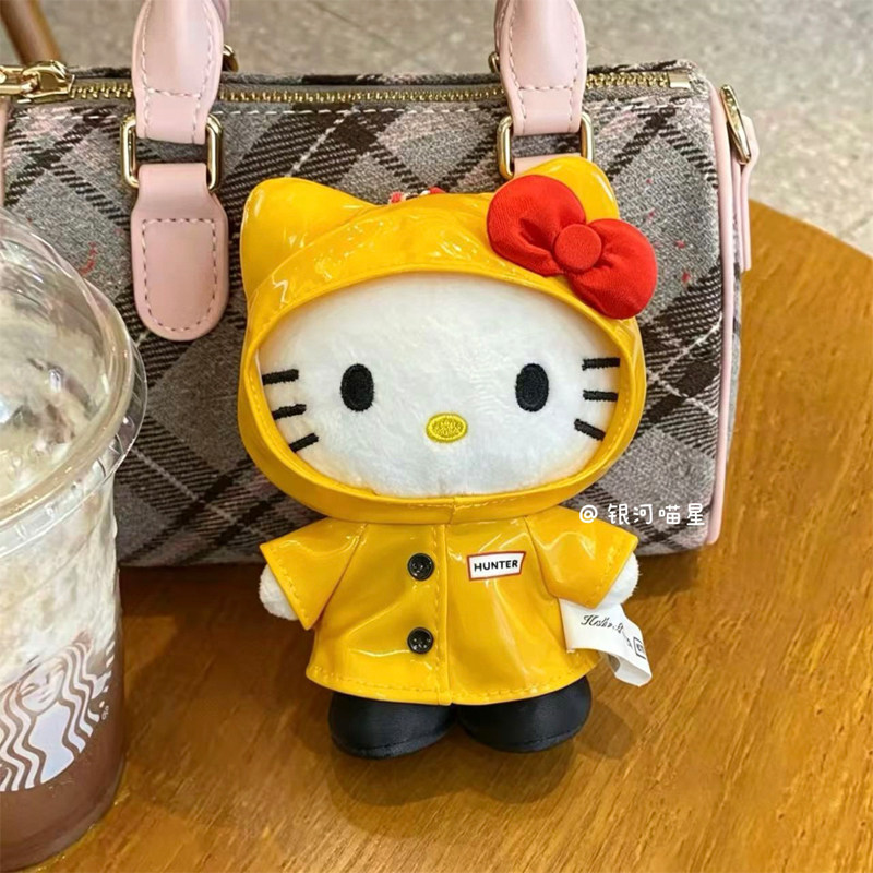 ins台湾711便利店联名kitty凯蒂猫毛绒玩偶包包挂件挂饰精致礼物