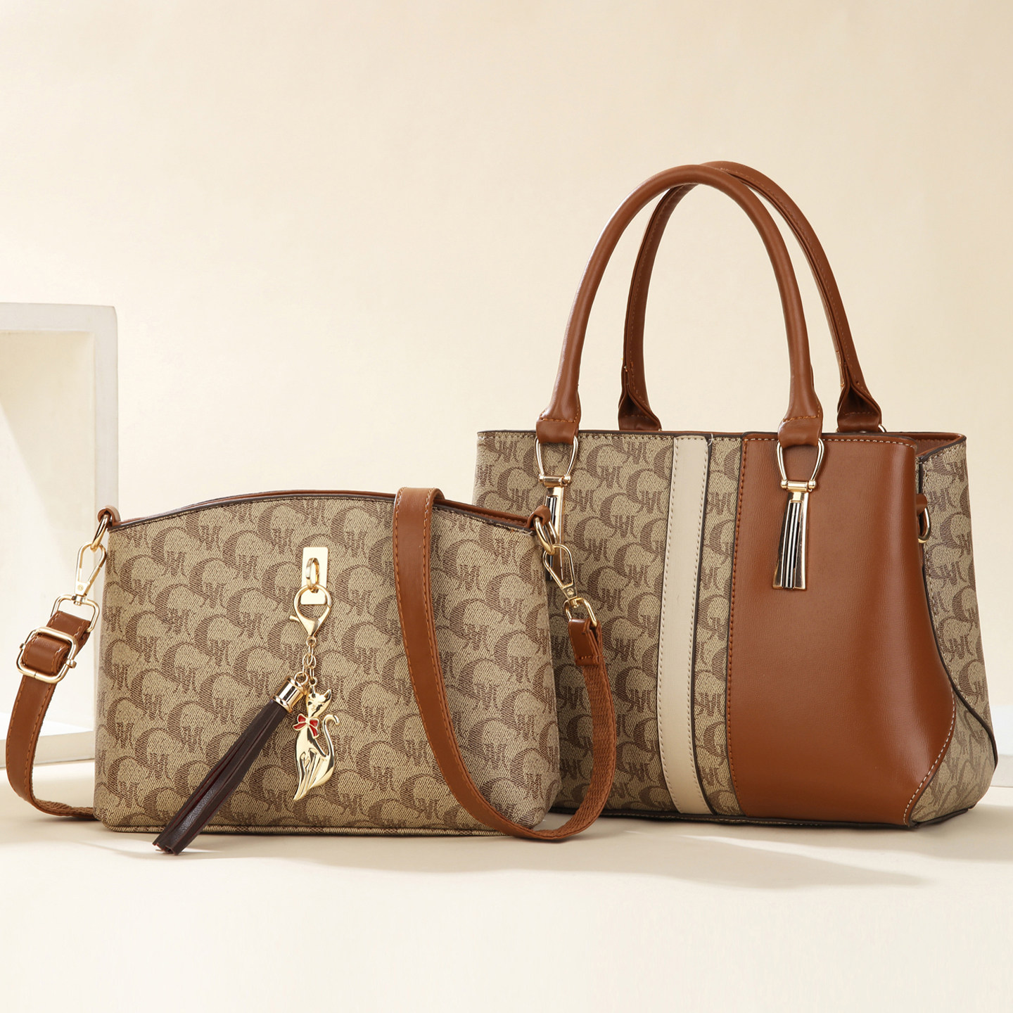 大容量托特包子母包女士日常上班通勤斜挎手提包春夏轻便百搭女包