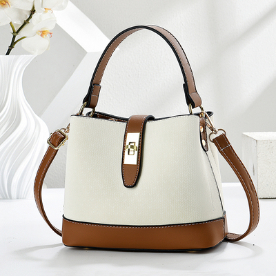 韩版休闲水桶包简约百搭斜挎小包