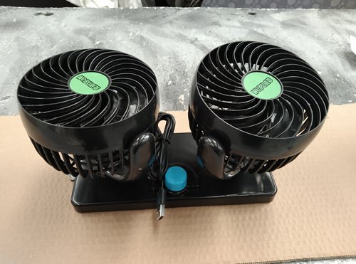 御捷道爵雷丁金彭汉唐宝路达丽驰鸿日电动汽车双头风扇车载电风扇