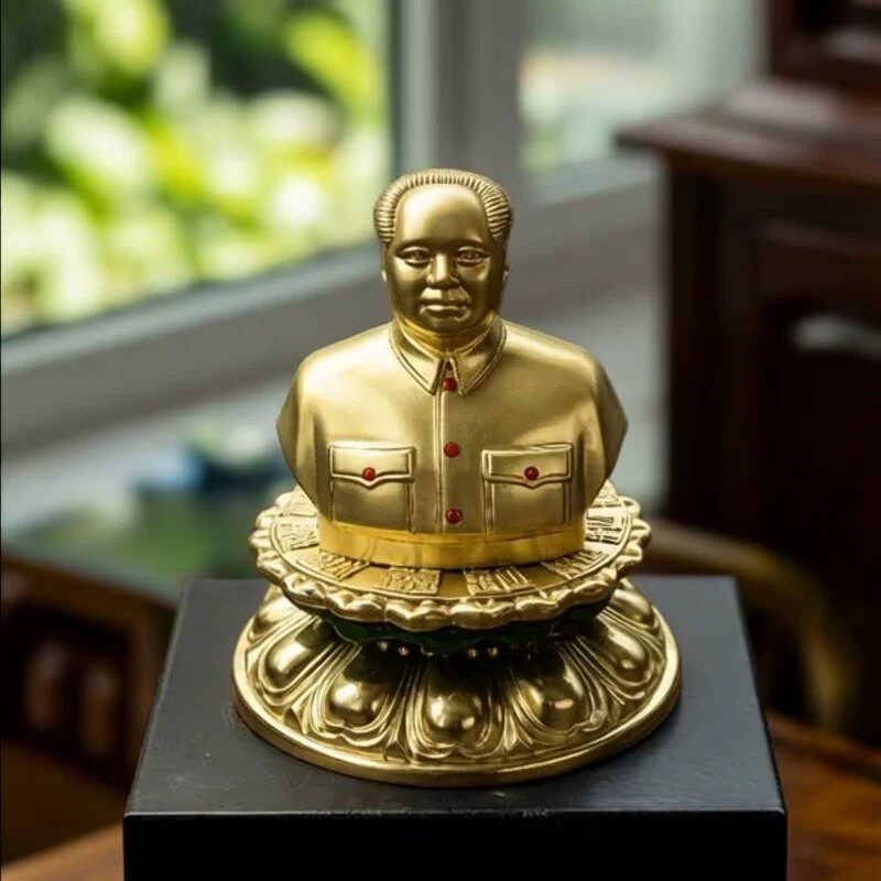 毛主席半身像合金家居汽车摆件