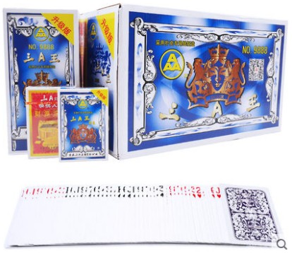 三a王扑克牌成人创意整箱100