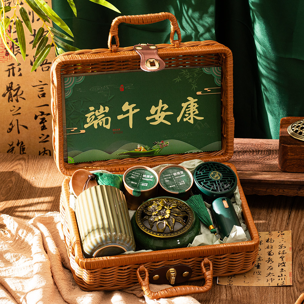 端午节伴手礼公司送员工客户粽子香囊企业礼盒定制小礼品团购实用