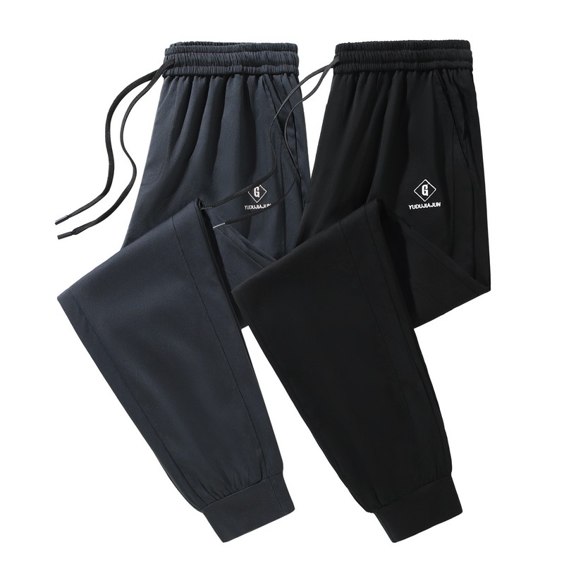 300斤特大肚子男装宽松束脚运动裤加肥加大男裤胖子大码男休闲裤6