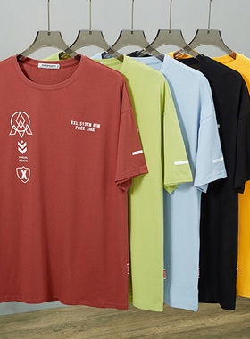 10XL加肥加大男装特大码短袖T恤男夏薄款宽松纯棉打底衫半袖300斤