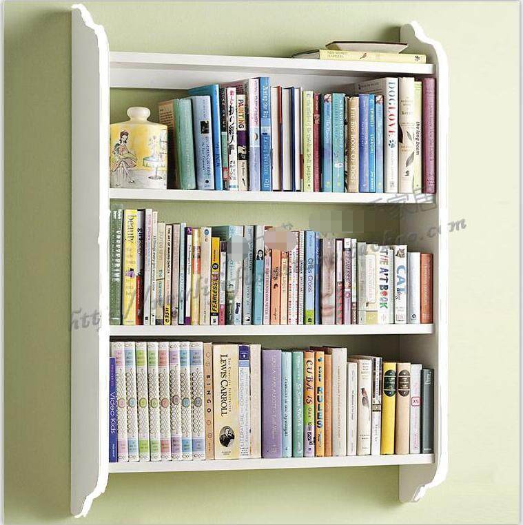 墙壁吊柜书架书柜客厅书柜墙上挂柜简约现代学生柜吊柜置物架卧室