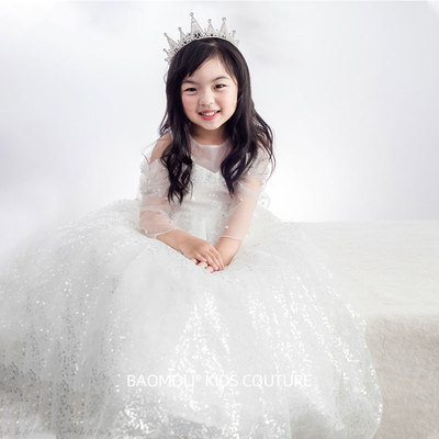 女童演出服儿童礼服2026新款走秀