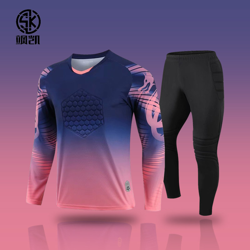 套装足球守门员球服套装男