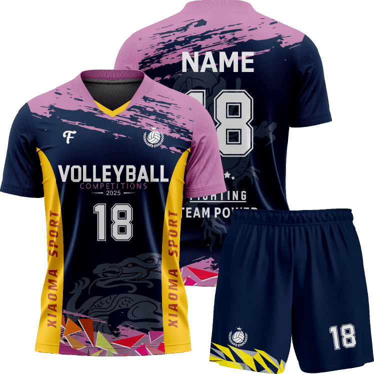 2026新款排球服套装男女定制速干专业透气排球衣训练比赛队服订制