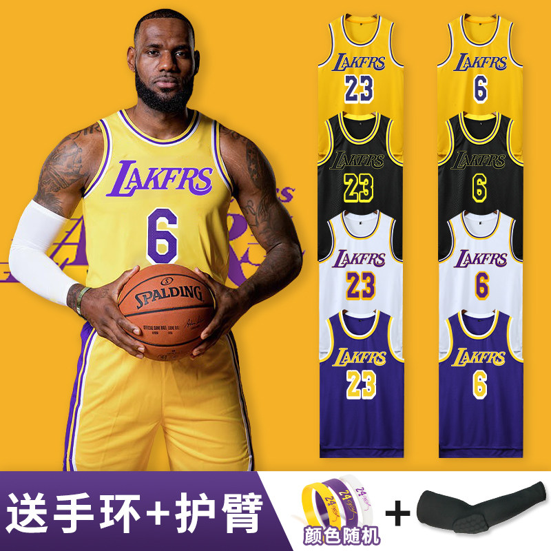 詹姆斯6号训练球服湖人队
