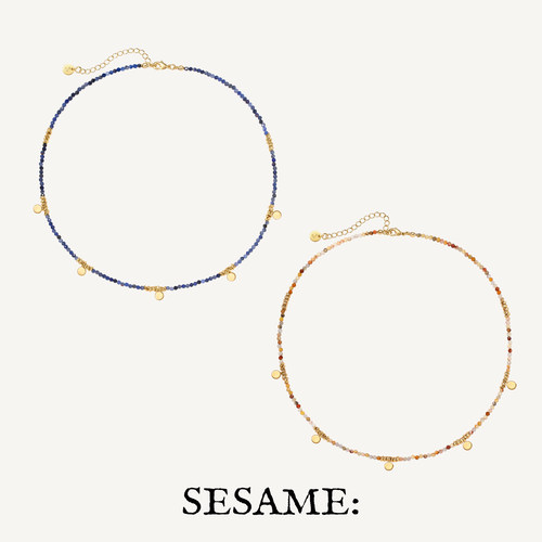 飒米SESAME复古金币波西米亚风叠戴项链高级长项链秋季新款送礼