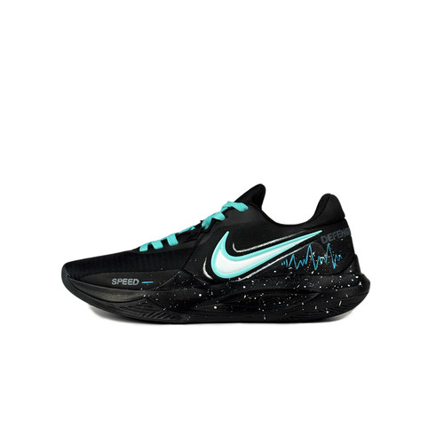 NIKE黑色个性手绘耐磨篮球鞋