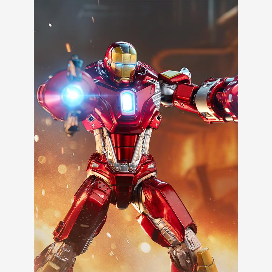 中动玩具钢铁侠mk35手办
