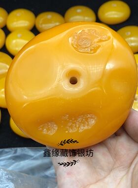 藏族仿真蜜蜡头饰