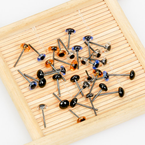 羊毛毡仿真眼睛雕刻玻璃动物