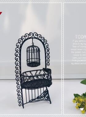 创意礼物简美风铁艺手工桌面摆件