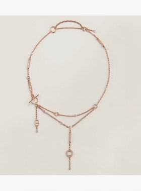 【线下11900¥】双层叠戴长款猪鼻子项链C-001M6644