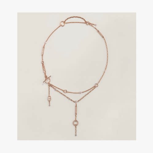 【线下11900¥】双层叠戴长款猪鼻子项链C-001M6644