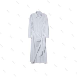 001M7068 裙C 日本设计师联名款 ｜26春夏收腰假两件棉衬衫