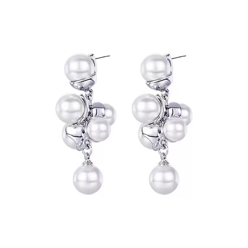 【线下1200¥】赵露思同款奥地利水晶珍珠耳环C-001M6655