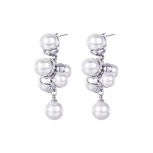 【线下1200¥】赵露思同款奥地利水晶珍珠耳环C-001M6655