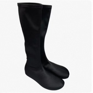 本 非市场版 真丝长筒靴C 001M6307 筒围34 跟高2.5 ROW