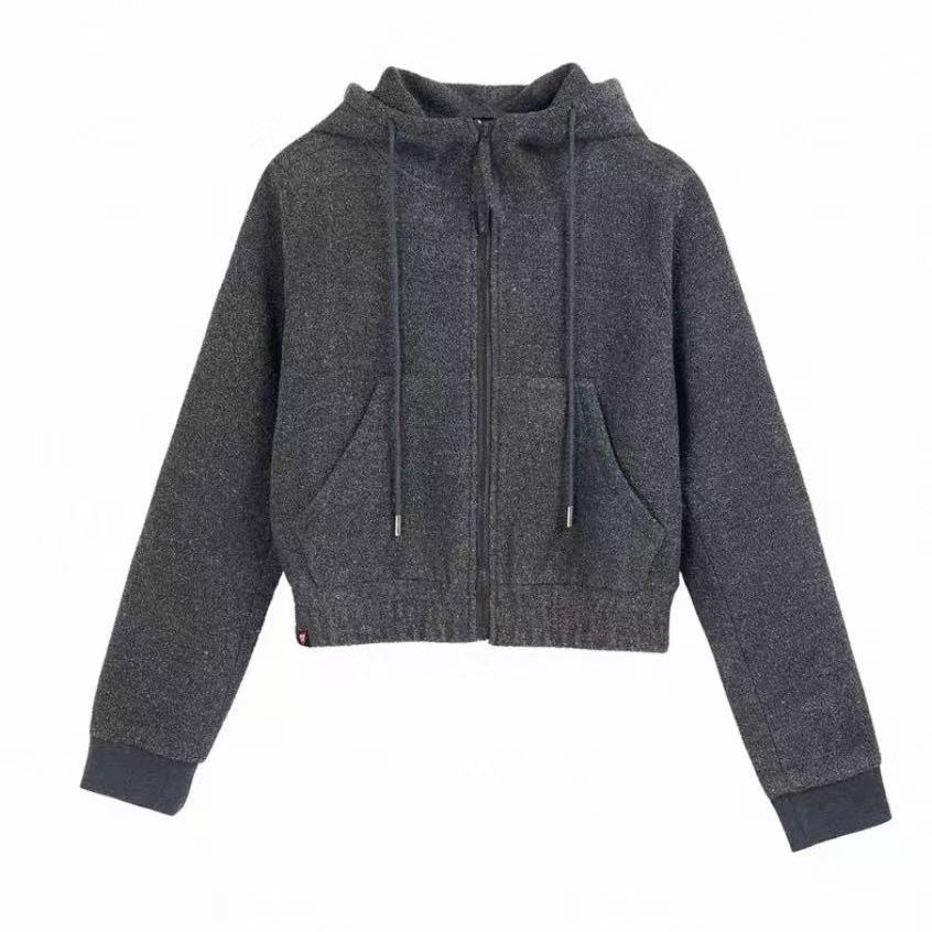 【线下22000¥ 】 【ROW 绵羊毛 】极简连帽外套C-001M6442