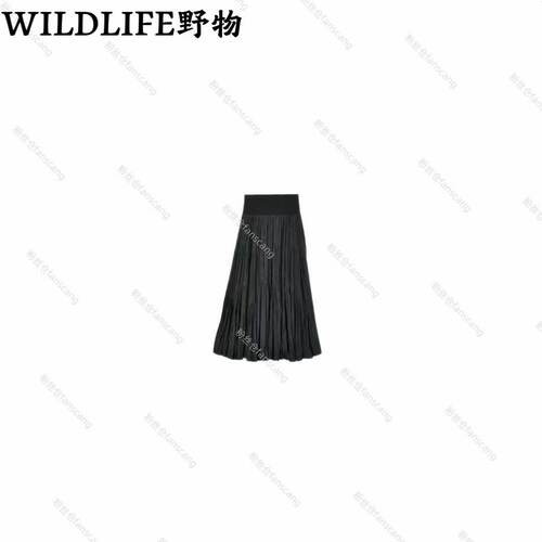 WILDLIFE｜细腻海岛丝松紧腰A字半身裙C-001M7623