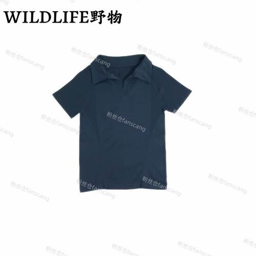 WILDLIFE｜lulu 健身服女POLO运动短袖瑜伽上衣C-001M7412