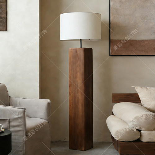 侘寂风客厅卧室民宿茶室落地灯