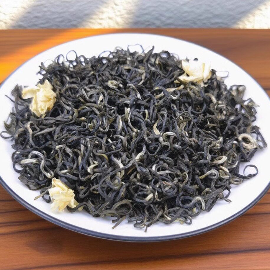 今年新茶广西横县茉莉飘雪浓香型花茶叶500g散装飘雪组合型花香茶