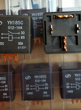 YH185C 012-1H4 14vdc80a汽车继电器原装全新现货4角