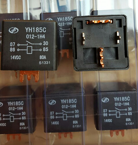YH185C 012-1H4 14vdc80a汽车继电器原装全新现货4角