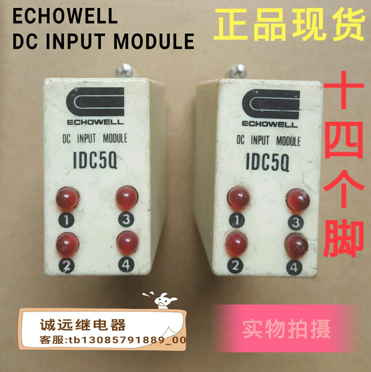 ECHOWELL固态继电器IDC5Q原装现货14脚dc input module可直拍