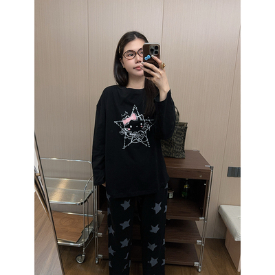 HelloKitty韩系纯棉睡衣套装