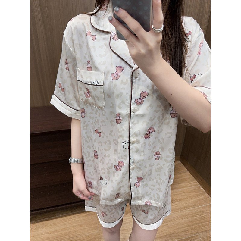 韩系卡通凯蒂猫睡衣女高级感