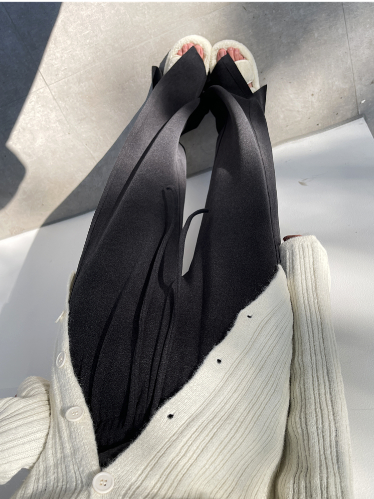 阔腿裤休闲秋冬拖地裤高腰垂感