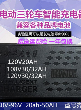 电动车充电器 84v96V120v20ah108V20ah 30ah40ah50ah改装车大功率