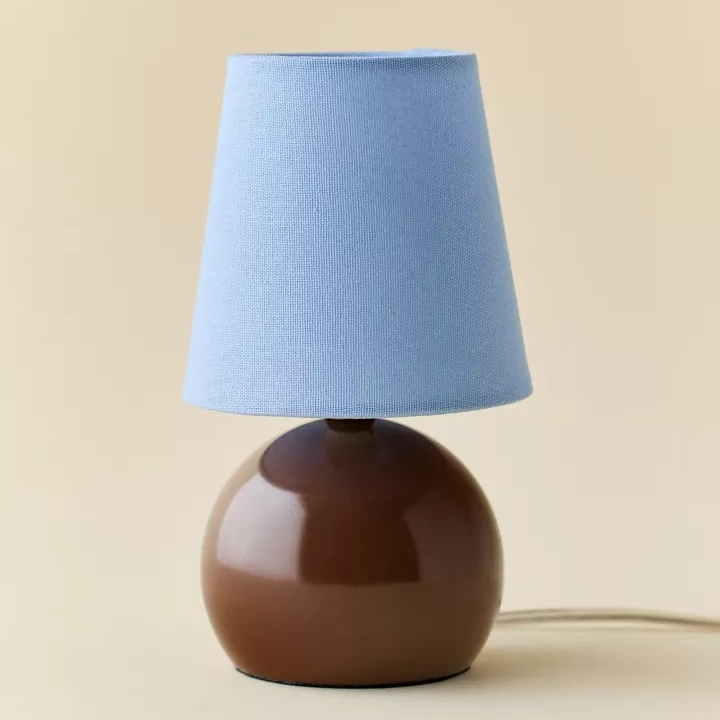 法式中古陶瓷台灯可爱栗子设计师复古日式简约卧室床头装饰氛围灯