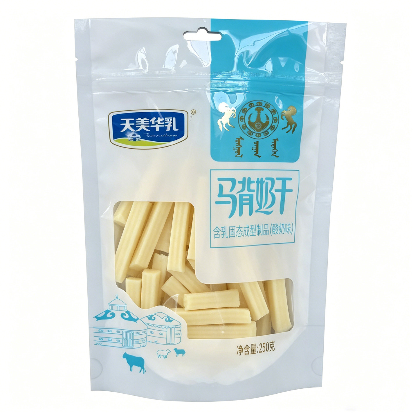 天美华乳内蒙古奶酪奶条红枣味酸奶条香芋味奶酪棒内蒙古特产