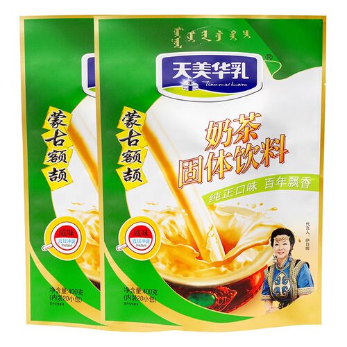 天美华乳内蒙古奶茶袋装20小袋