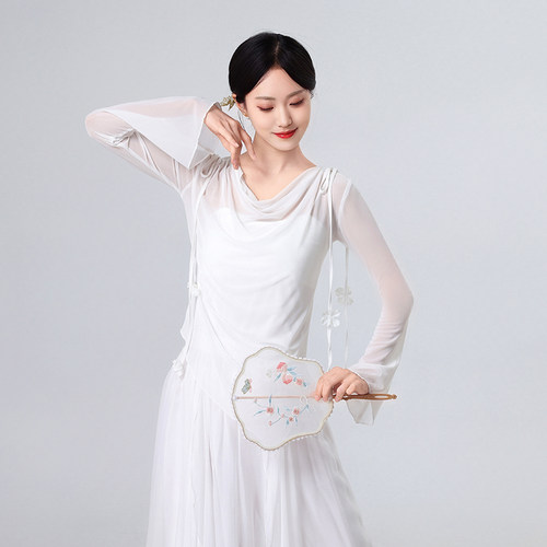 古典舞蹈服女飘逸身韵纱衣练功服