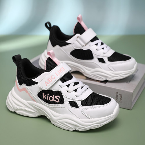 女童轻便软底跑步运动鞋