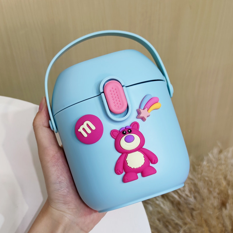 可爱宝宝奶粉罐密封罐子小熊便携外出婴儿大容量米粉辅食盒食品级