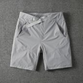 透气拉链休闲短裤 夏季 男士 户外运动登山冰丝中裤 薄款 速干五分裤
